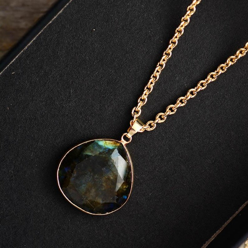 Collier "Aurore" en Labradorite Ma boutique