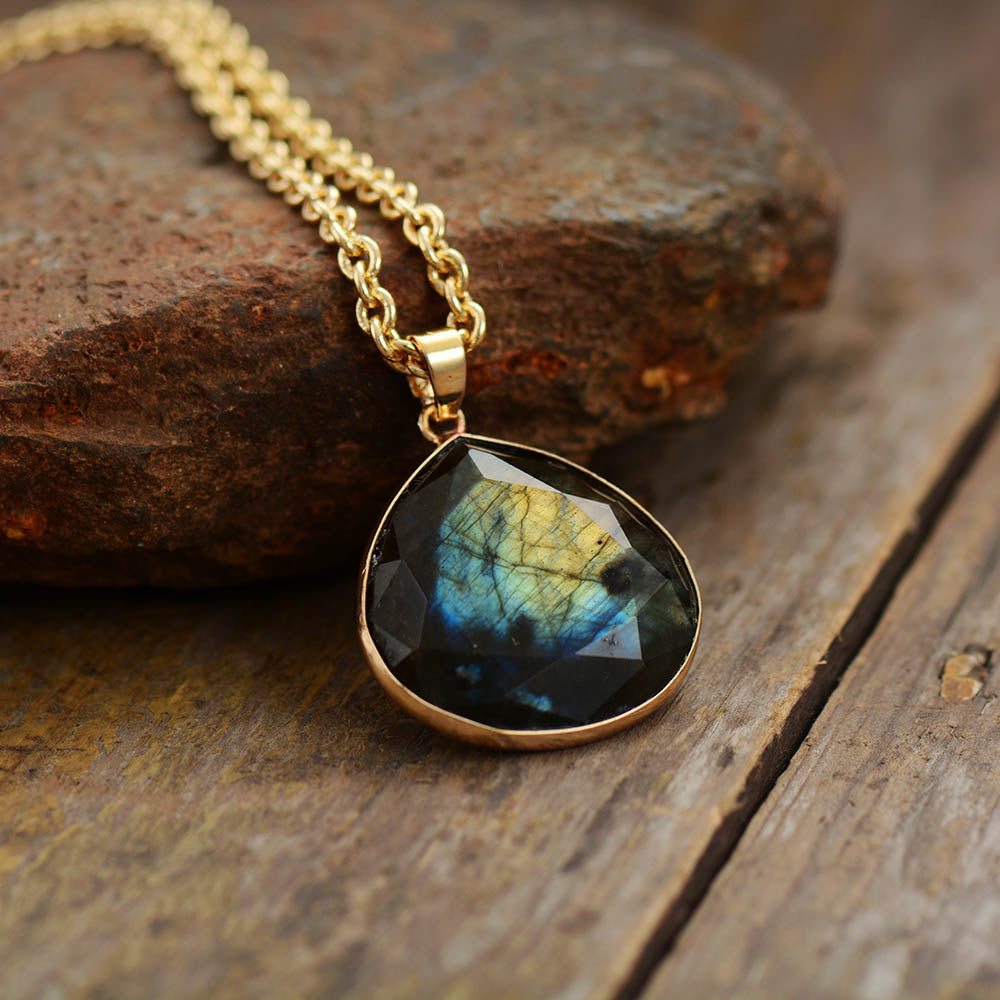 Collier "Aurore" en Labradorite Ma boutique