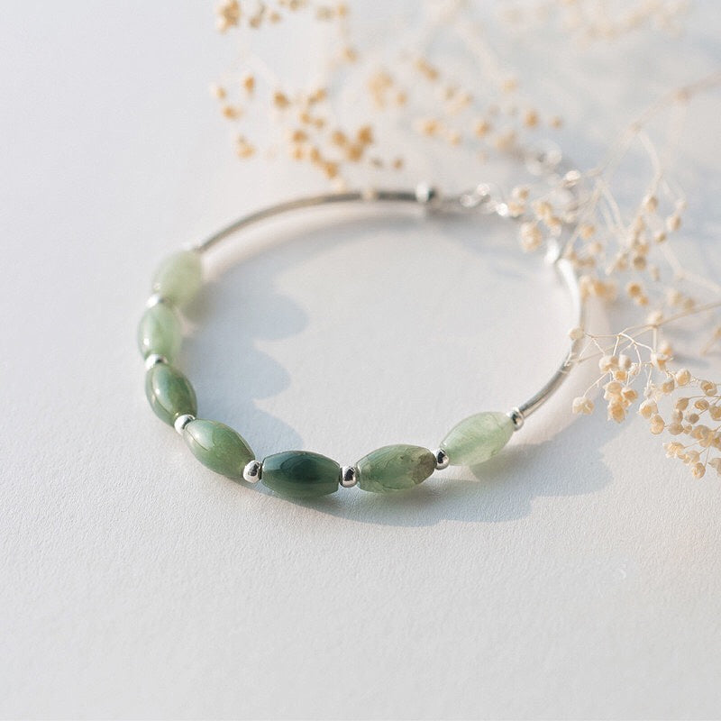 Bracelet "Eternité" en Jade Ma boutique