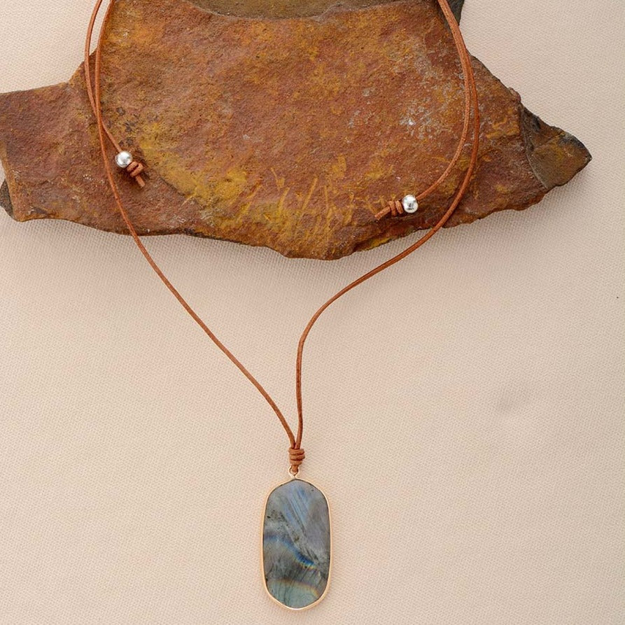 Collier "Boréale" en Labradorite Ma boutique