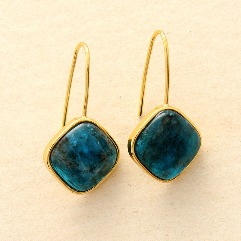 Boucles d'oreilles "Emanation" en Apatite Ma boutique