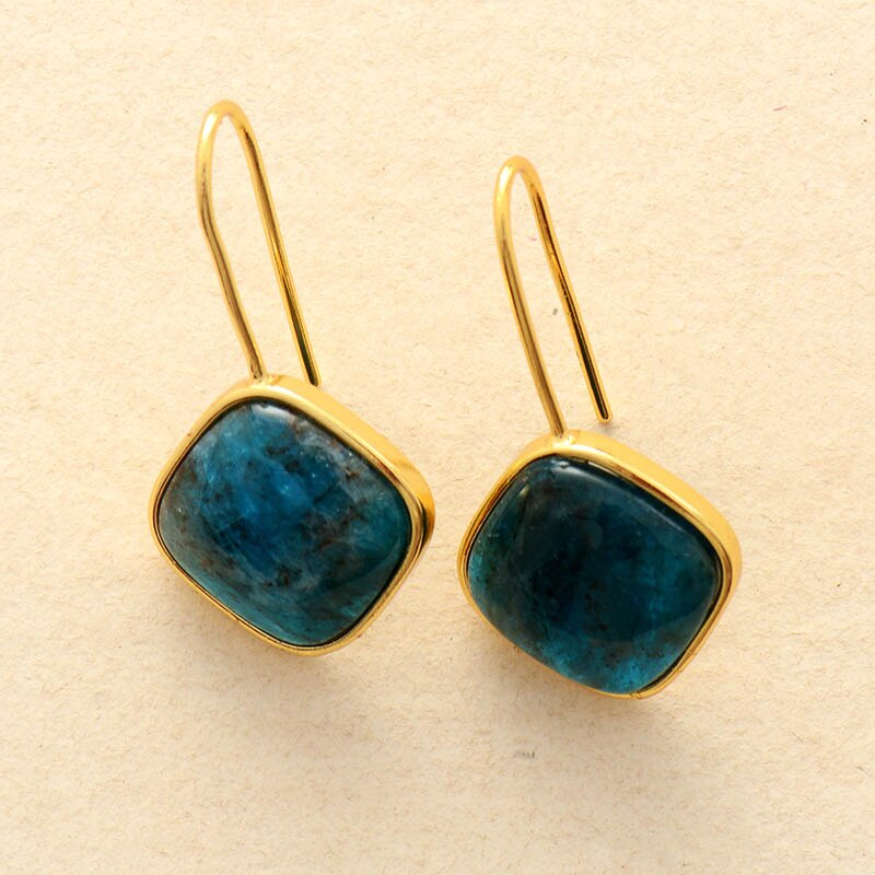 Boucles d'oreilles "Emanation" en Apatite Ma boutique