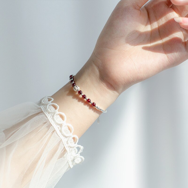 Bracelet "Ascension" en Grenat Ma boutique