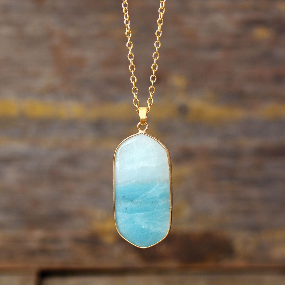 Collier "Absolue" en Amazonite Ma boutique