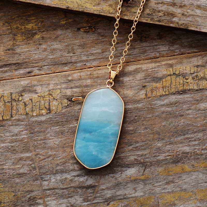 Collier "Absolue" en Amazonite Ma boutique