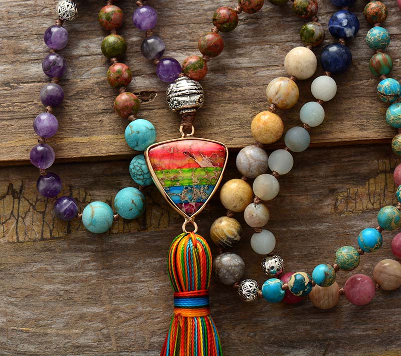 Collier Mala 7 Chakras Ma boutique