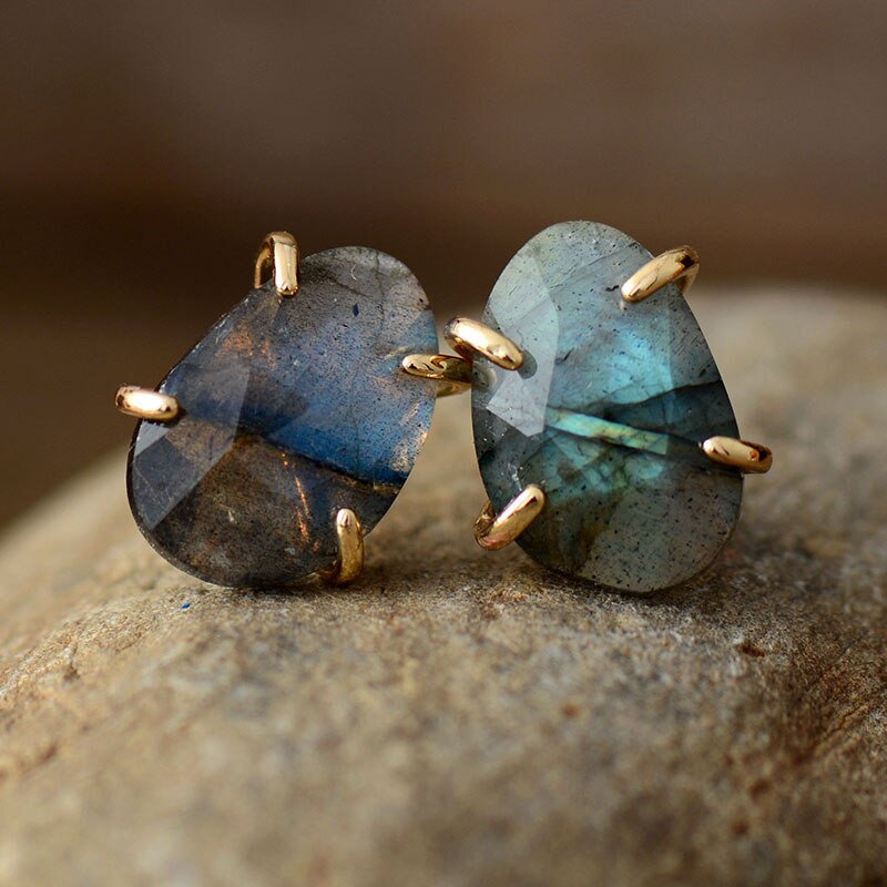 Boucles d'oreilles "Céleste" en Labradorite Ma boutique