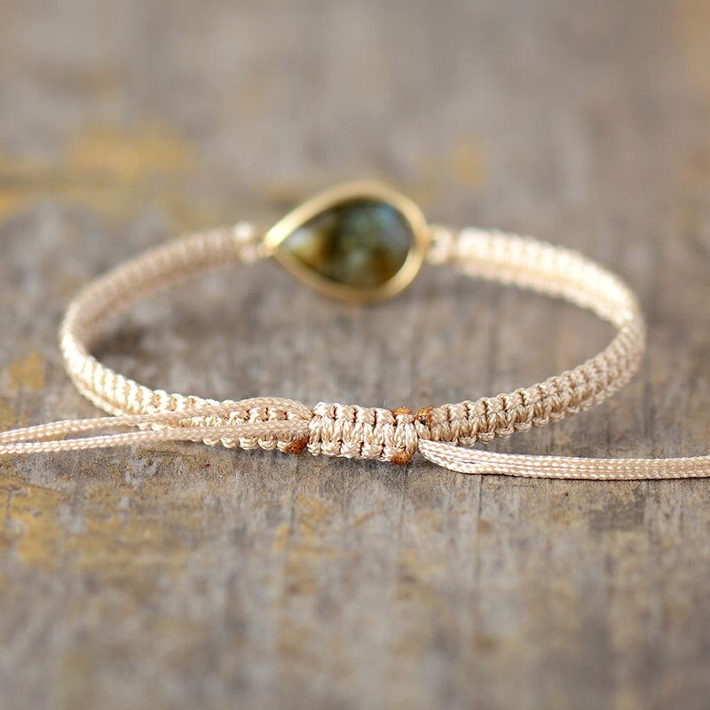 Bracelet "Absorption " en Labradorite Ma boutique