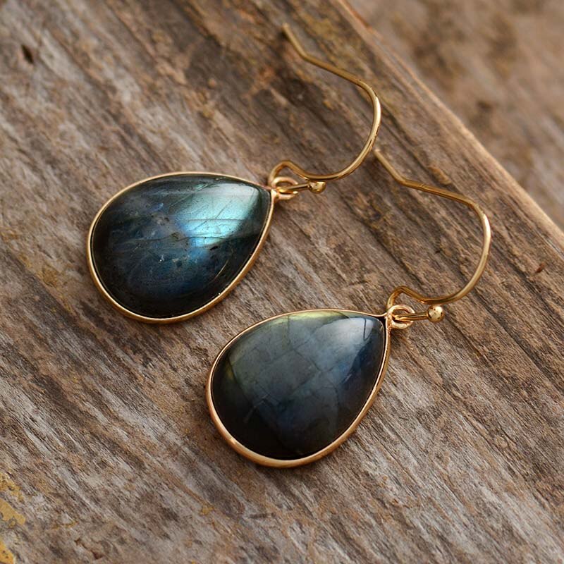 Boucles d'oreilles en Labradorite Ma boutique