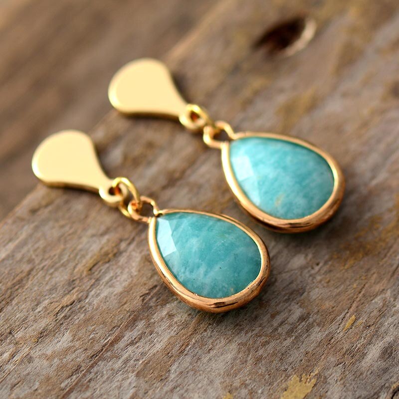 Boucles d'oreilles en Amazonite Ma boutique