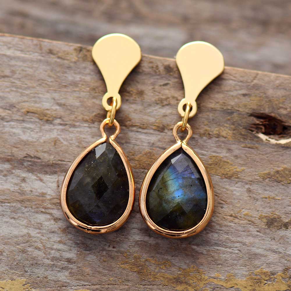 Boucles d'oreilles "Finesse" en Labradorite Ma boutique