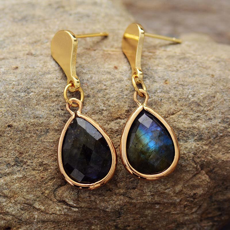 Boucles d'oreilles "Finesse" en Labradorite Ma boutique