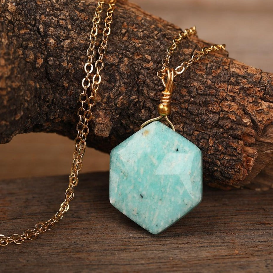 Collier en Amazonite Ma boutique