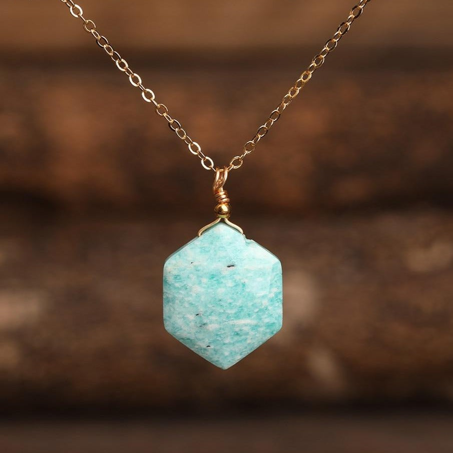 Collier en Amazonite Ma boutique