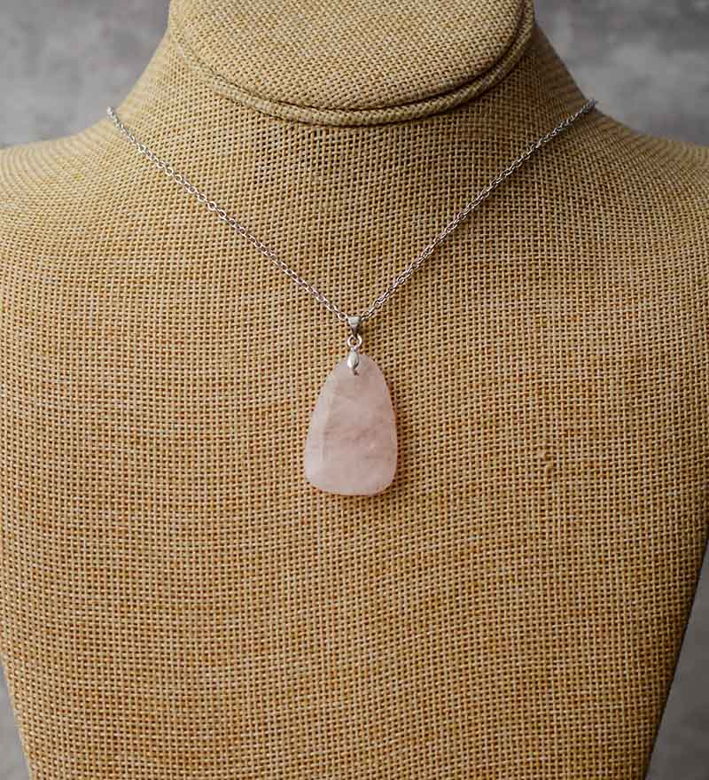 Collier en Amazonite / Quartz rose Ma boutique