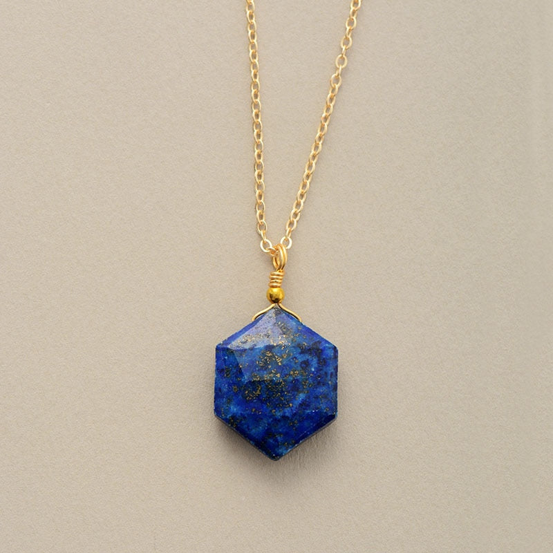 Collier en Améthyste / Lapis-lazuli Ma boutique