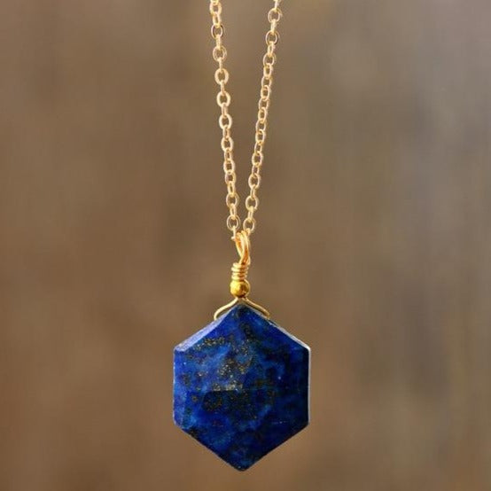 Collier en Améthyste / Lapis-lazuli Ma boutique