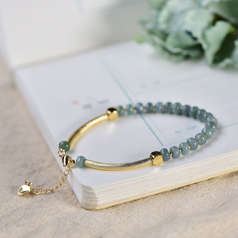 Bracelet en Jade bleu Ma boutique