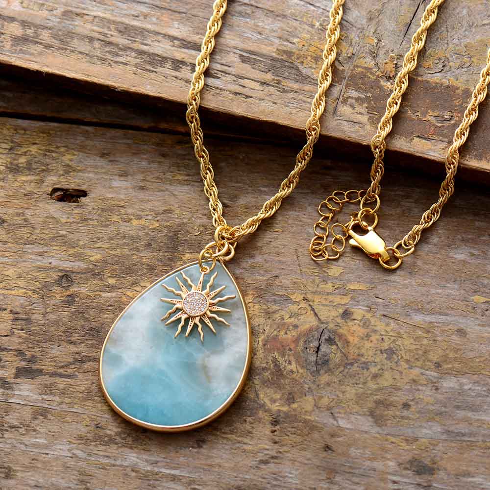 Collier "Rayonnant" en Amazonite Ma boutique