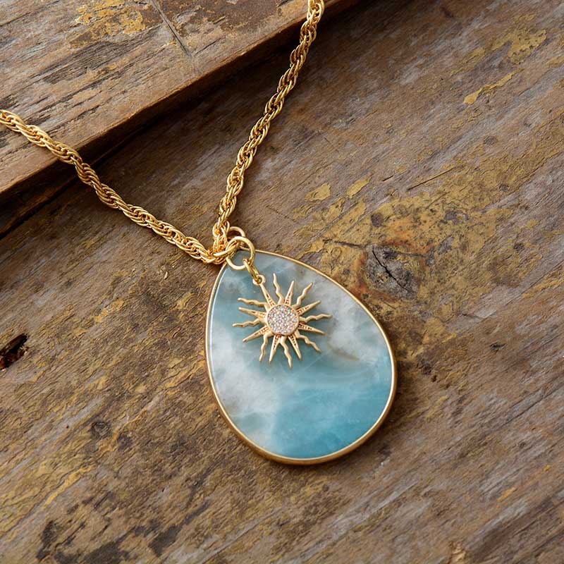 Collier "Rayonnant" en Amazonite Ma boutique