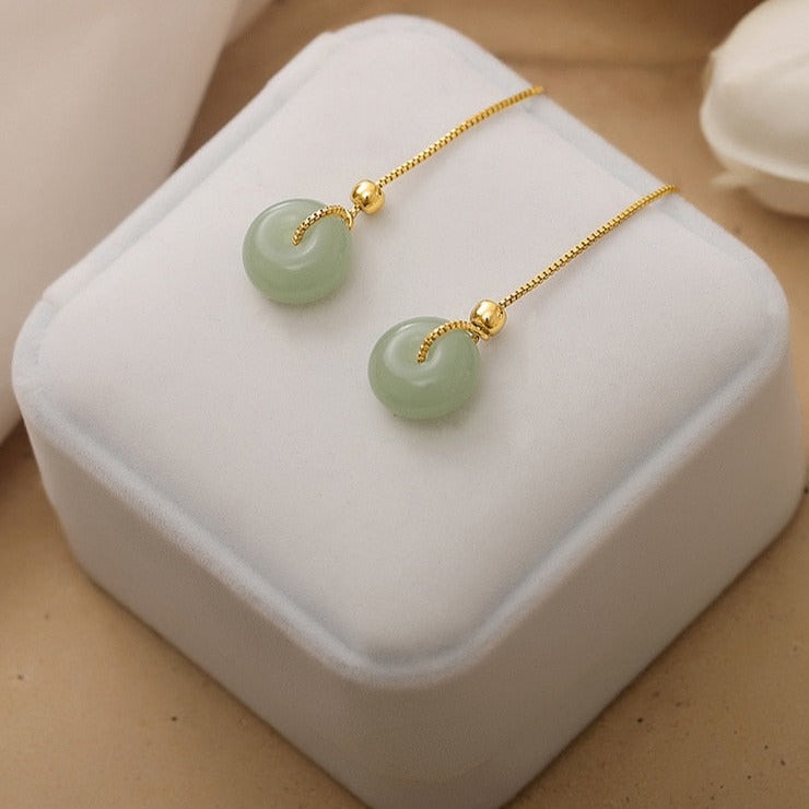 Boucles d'oreilles en Jade Ma boutique