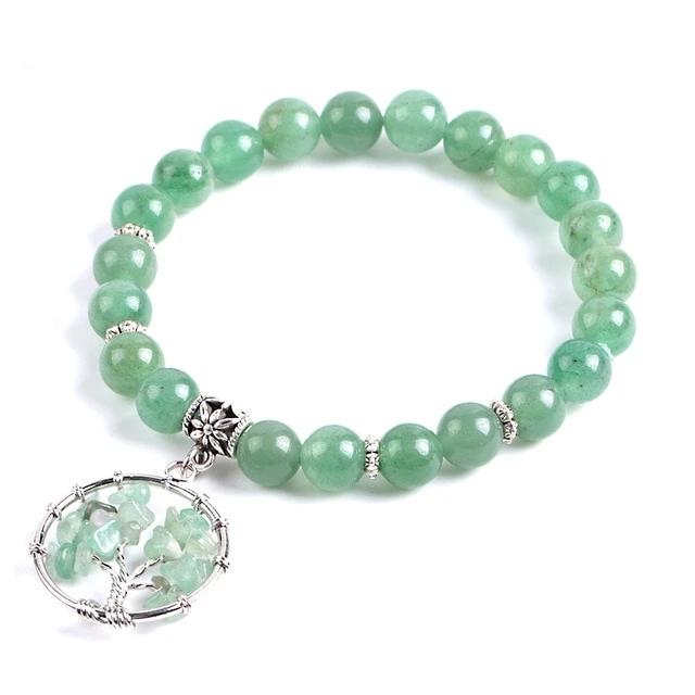 Bracelet porte chance en Aventurine Ma boutique