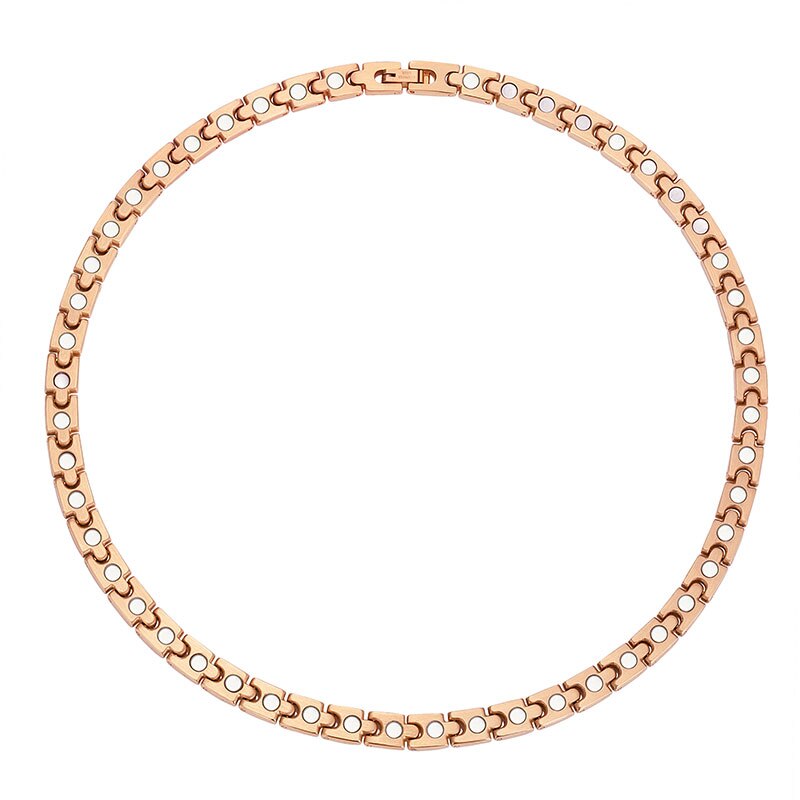 Collier Bio-magnétique or rose Ma boutique