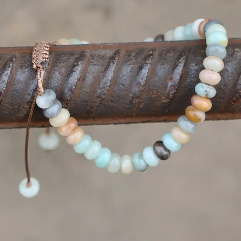 Bracelet "Positif" en Amazonite Ma boutique