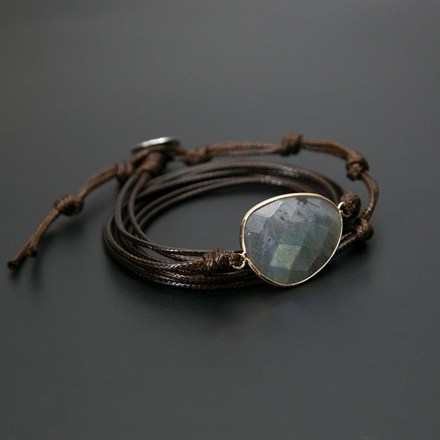 Bracelet "Clairvoyance" en Labradorite Ma boutique