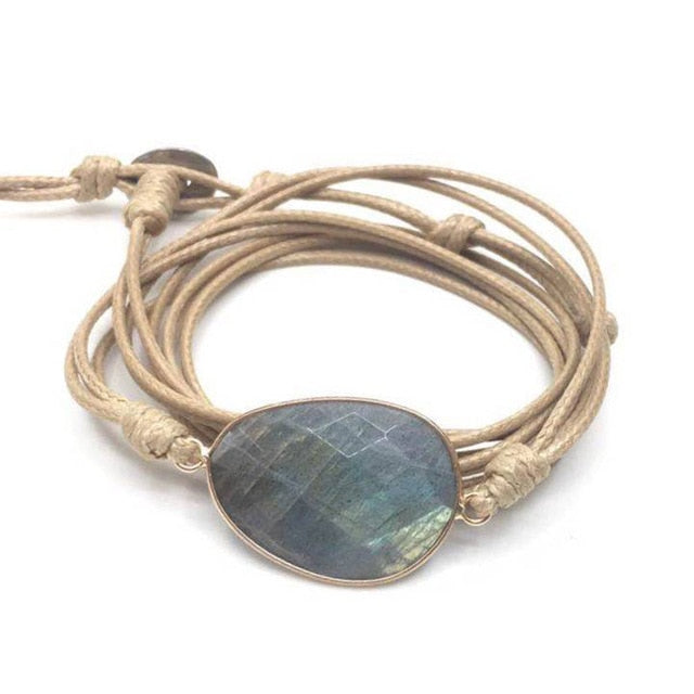 Bracelet "Clairvoyance" en Labradorite Ma boutique