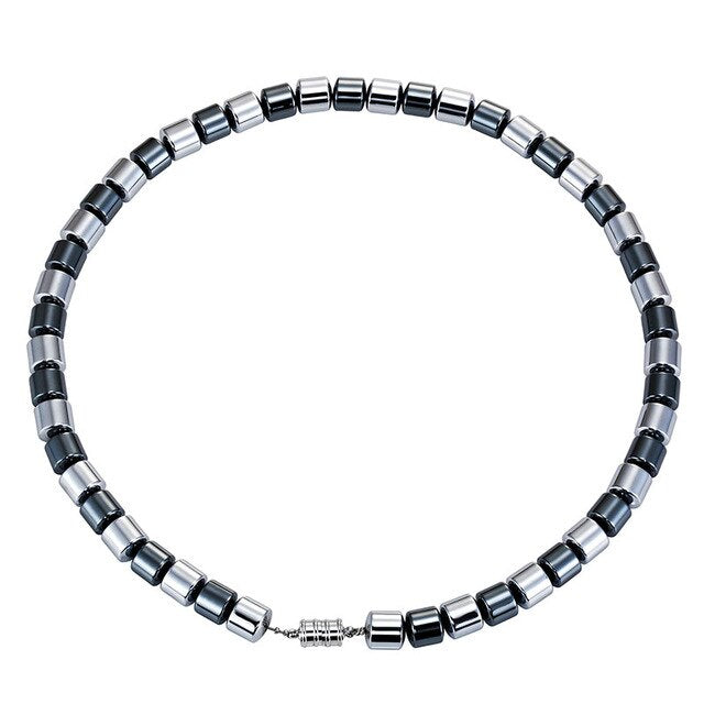 Collier Homme en Hématite Ma boutique