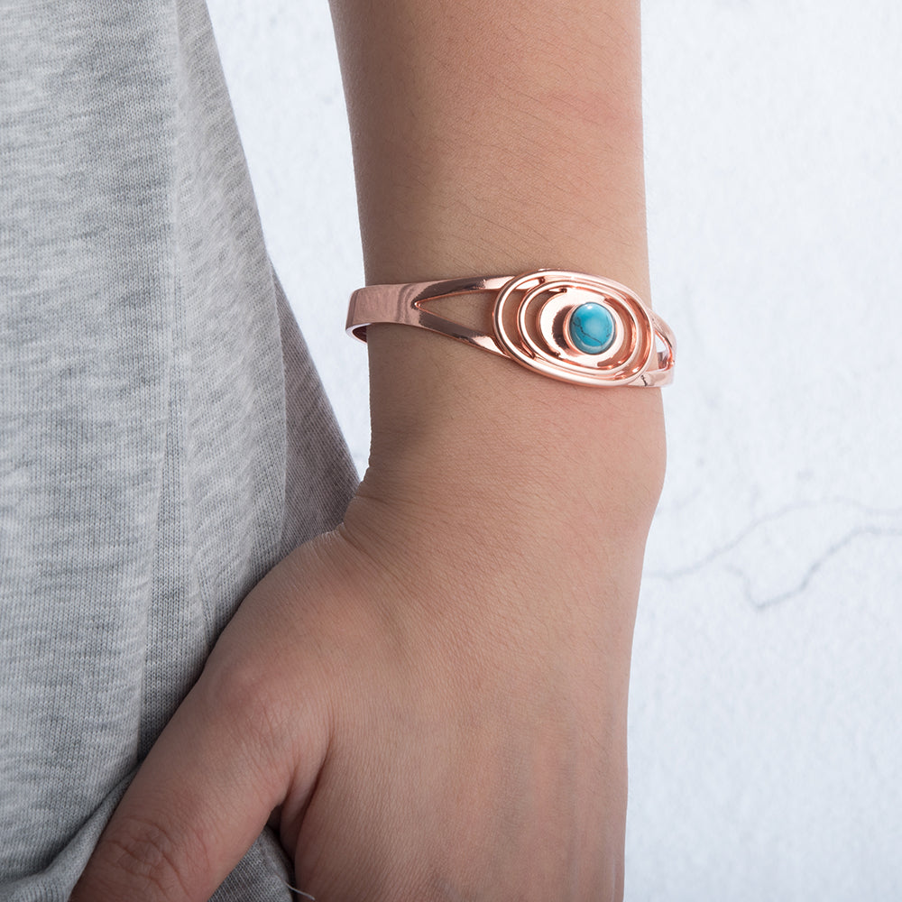 Bracelet avec pierre turquoise Ma boutique