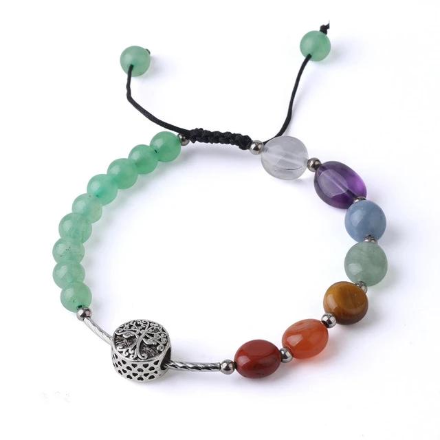 Bracelet en Aventurine et 7 Chakras Ma boutique