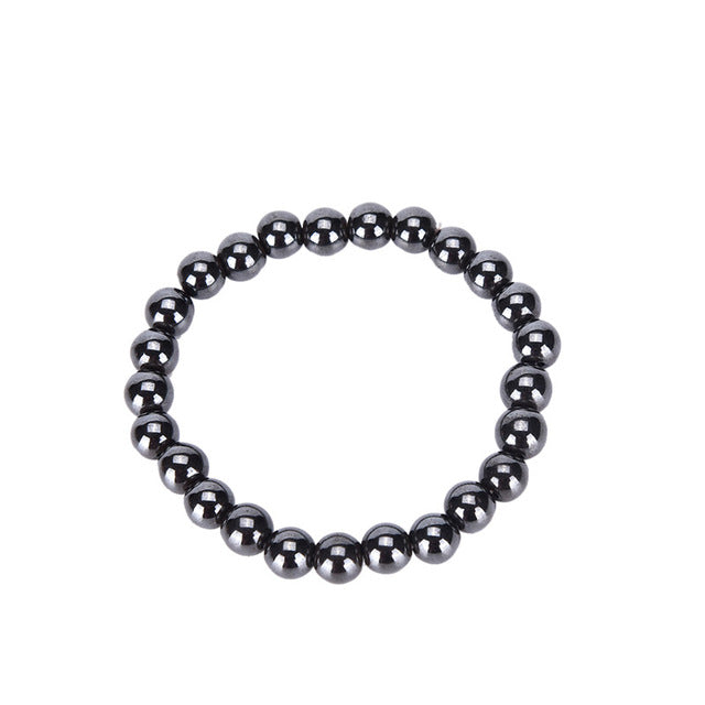 Bracelet de cheville H/F Bio-magnétique anti douleurs et favorisant la perte de poids en Hématite simple Ma boutique